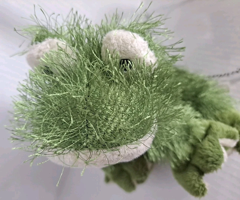 GANZ Frog Webkinz Green Plush Stuffed Animal 8" Toy HM001 No Code Soft Cuddly - Image 2 of 4