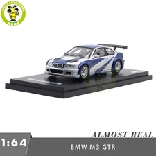 1/64 Almost Real BMW M3 GTR NFS 9 Diecast Model Toys Car Friends Gifts