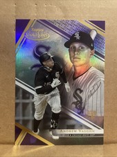 2021 ANDREW VAUGHN TOPPS GOLD LABEL #4 CLASS 3 PURPLE #D/35 SSP ROOKIE RC CARD. rookie card picture