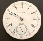 Antique Waltham Riverside Model 1888 Pocket Watch Movement Running Ticks 16s 17j