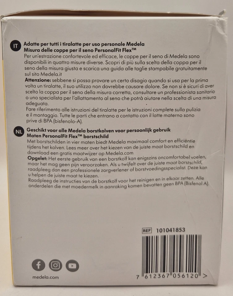 Medela PersonalFit Flex Brusthauben 27mm 2er Set BPA-frei kompatibel - Bild 4 von 4