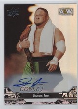 2023 Upper Deck AEW All Elite Wrestling Auto Samoa Joe #3 Auto 17an
