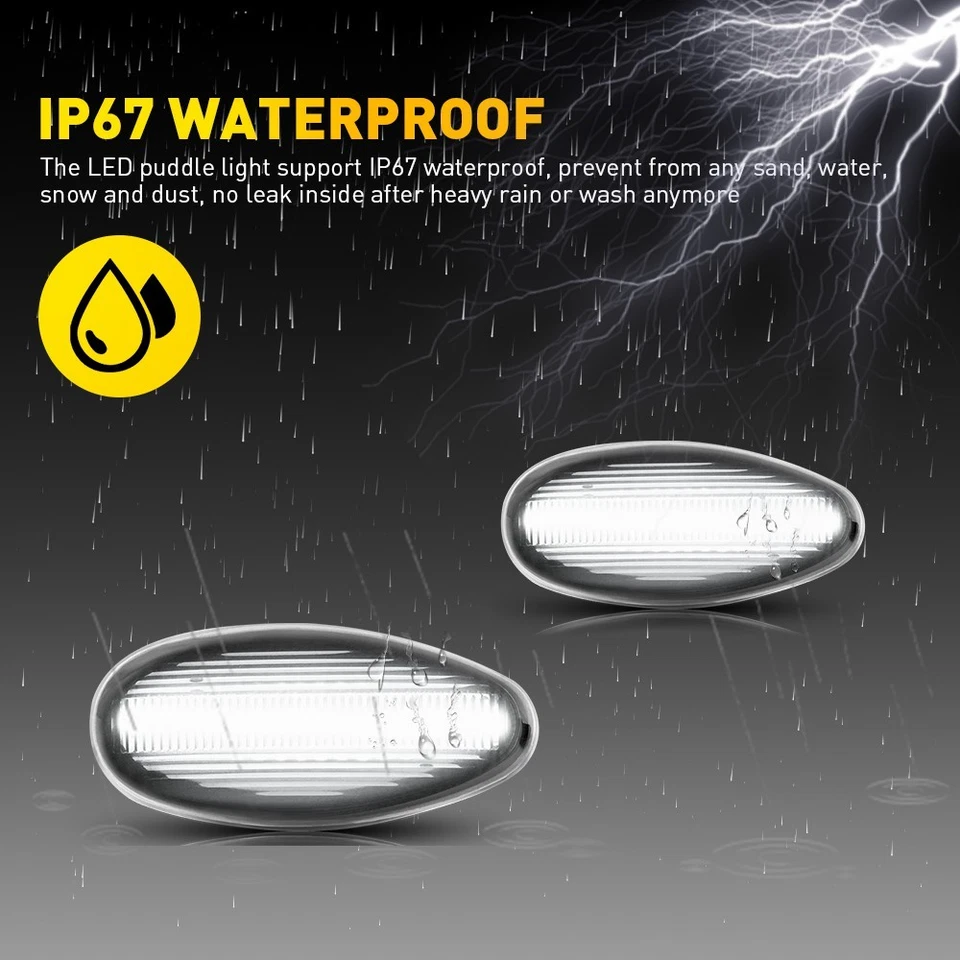 4X Luces LED laterales luces LED para 01-14 Chevy Silverado 2500HD 3500HD 15793902 Foto 4 de 4