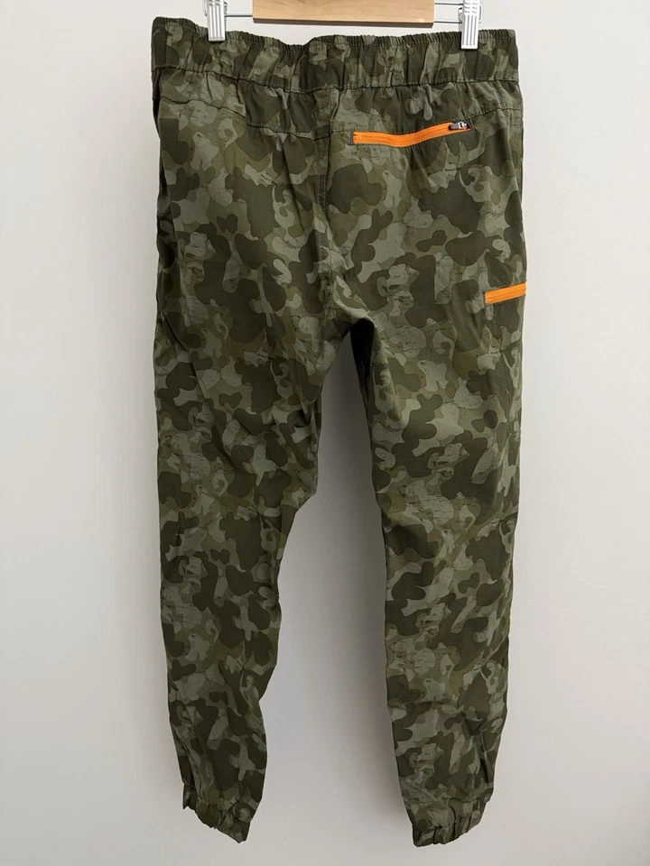 Impermeable Vintage L 14/16 Puño Elástico Cordón Elástico Camuflaje Jogger Bolsillo Foto 3 de 4