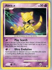 Abra 69/123 Common Mysterious Treasures DAMAGED CREASED
