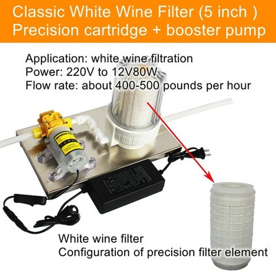 White Wine Filter Machine Fruit Wine Filter To Promote Aging and Ripening 