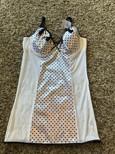 Vintage Fredericks Of Hollywood Lingerie Large New With Tags Black/White