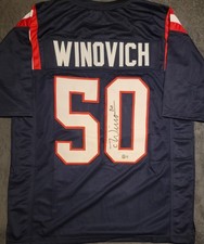 Chase Winovich Signed Jersey W/ Beckett BAS COA New England Patriots #50 b