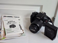 Canon EOS Rebel T3 12.2MP DSLR Camera 18-55mm IS II Lens Battery Charger Bag