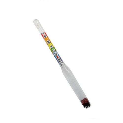0-96% Alcohol Density Meter Glass Hydrometer for Home Distilling Brewing Kit