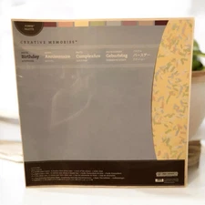 PASTEL Lot Creative Memories 12x12 Kit Stickers Scrapbook Paper Pastel Birthday