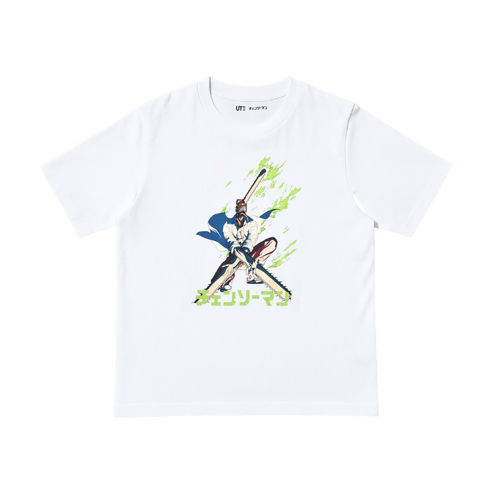 Uniqlo UT x Chainsaw Man Graphic T-Shirt White (KR)