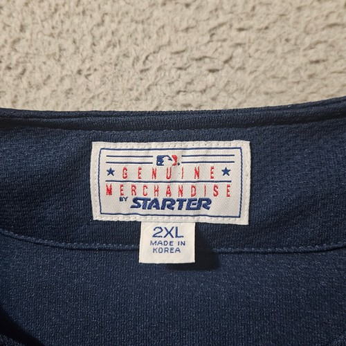 Vintage 90s STARTER Atlanta Braves MLB Baseball Jersey Men's Size 2XL XXL - Picture 5 of 7