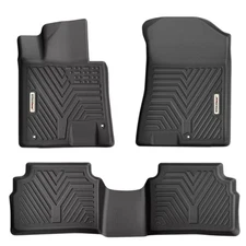 3Pcs Floor Mats for 2020-2023 Hyundai Sonata 2021-23 Kia K5 FWD TPE Floor Liners