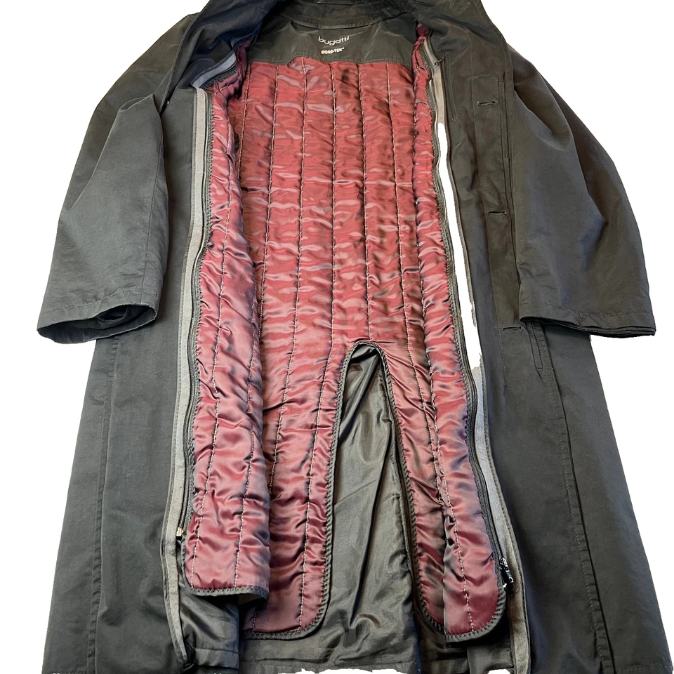 Bugatti GoreTex Insulated Overcoat Trench Coat Jacket Luxury Lining EU50 - US40 - Image 2 of 4