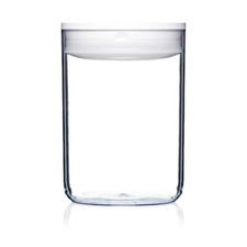 Click Clack Pantry Canister, 2.4-Quart, White Lid