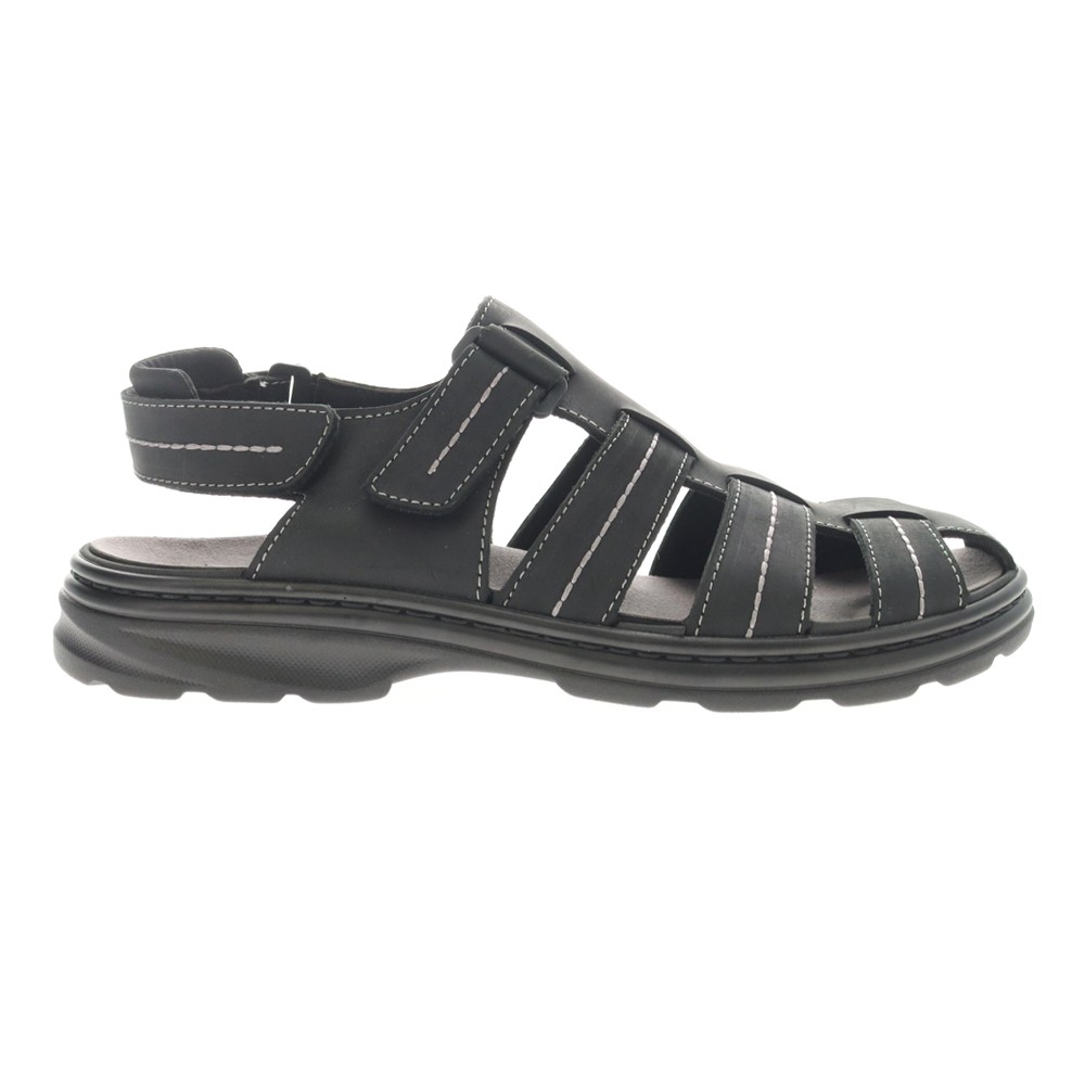 Propet Hunter Fisherman Men's Black Casual Sandals MSO043L-BLK  