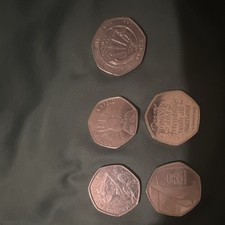 1998 NHS 50th Anniversary 50p Coin Elizabeth II + 4 other rare coins