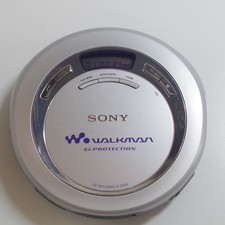 Sony CD Walkman D-E666 Portable CD Player G-Protection Silver