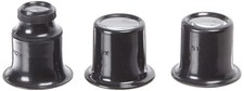 52-660-020-0, 3-Piece Loupe Set with 2X, 5X, and 10x Magnification