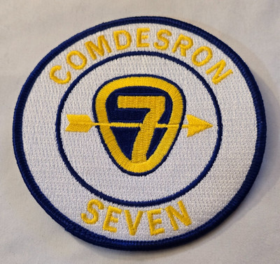 Original US Navy COMDESRON SEVEN Commander Destroyer Squadron 7 Patch