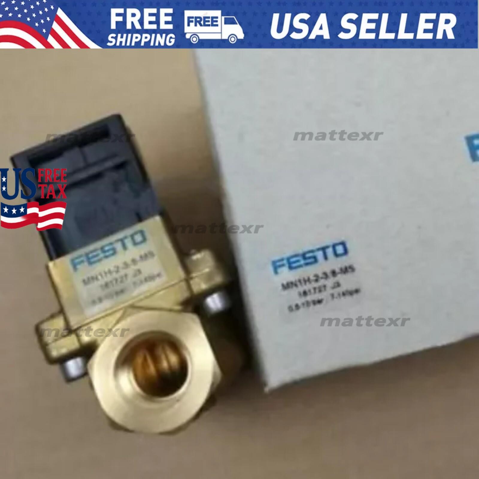 New Festo 161727 MN1H-2-3/8-MS Solenoid valve