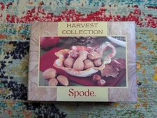 Spode RETIRED Harvest Figural Collection Leaf Tidbit Dish Bowl 7" X 5.5"