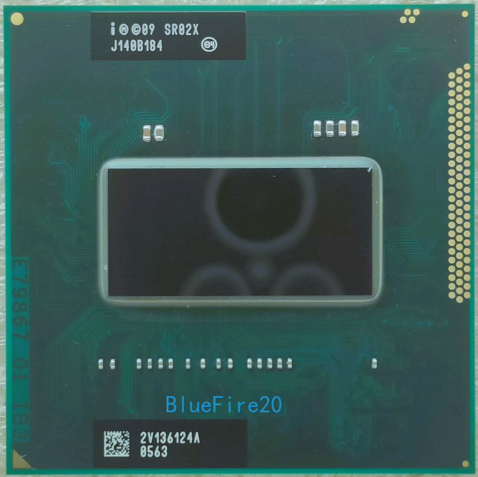 Intel Core i7 2860QM 2.5GHz Quad Core 8M Socket G2 SR02X CPU Processor i7 2860QM