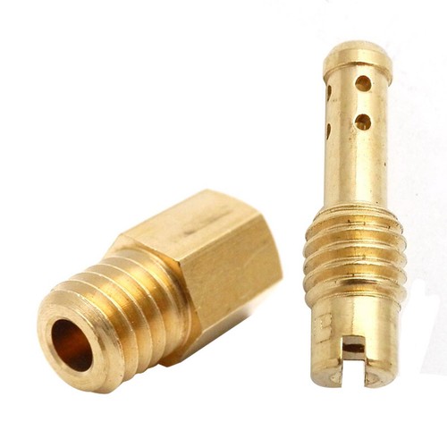 1pcs Hex Type Main Jets + 1pcs TMS Pilot Jets for MIKUNI VM/TM/TMX VM22