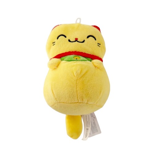 KleptoCats Plush Lucky Cat Yellow Stuffed Toy 8" Polyester Fiber By Good Stuff - Picture 11 of 11