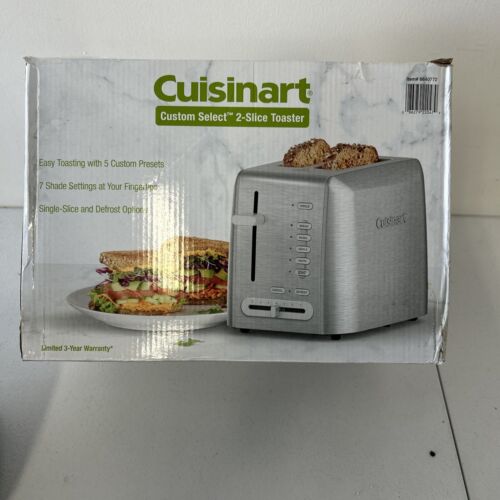 Cuisinart Custom Select 2-Slice Stainless Steel Toaster, Toasting 5 Bread Types image