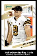 2021 Panini Donruss Drew Brees #93 New Orleans Saints No Helmet