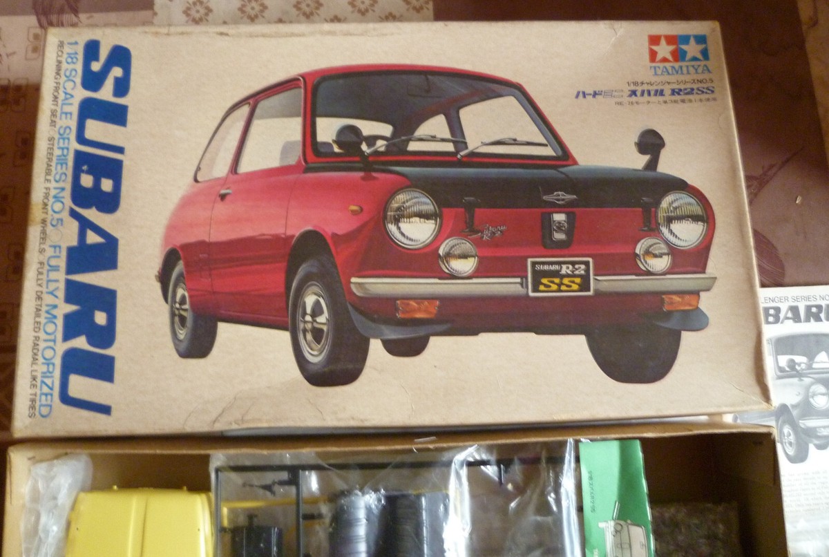 TAMIYA 1/18 SUBARU R-2SS フルモーターライズド Tamiya 1/18 Subaru Hard Mini R-2 SS 1/18 Scale Series No.5