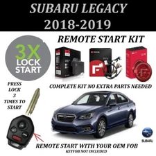 Remote Starter Kit for SUBARU LEGACY 2018-2019 KEY START Plug & Play 3X Lock