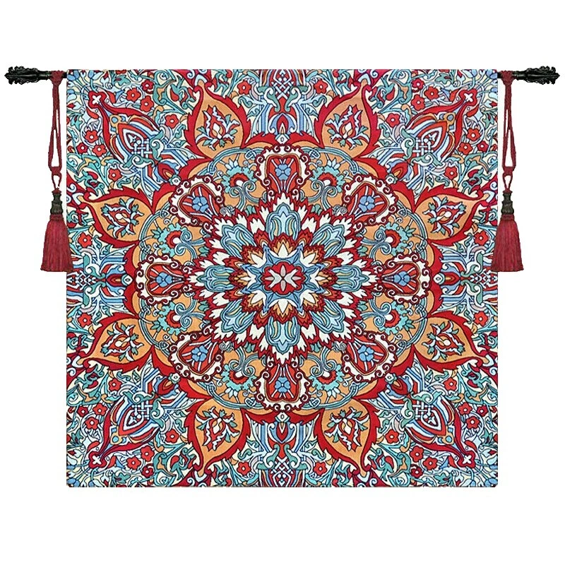 Art Geometric Indian Tapestries