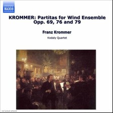 Partitas for Wind Ensemble 3 by Krommer / Michael Thompson Wind Ensemble (CD,...