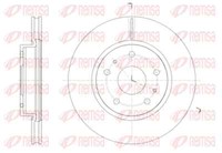 Remsa 2X Bremsscheibe Vorne Ø279.8 Mm BelüFtet FüR Suzuki SX4 GY 1.6 VVT EY