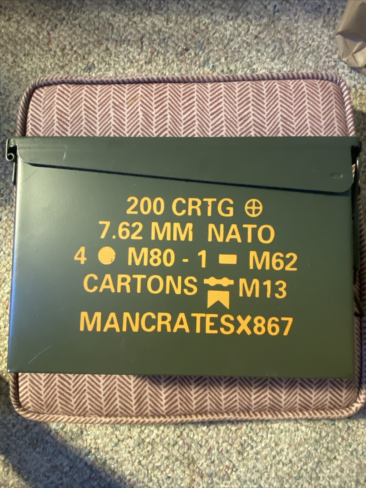 Redneck Convent .30 Cal Metal Ammo Case Can – Green