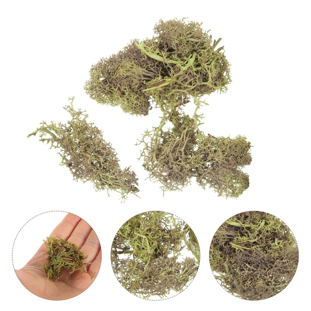 Faux Moss Green Decorative Bag Reindeer & Spanish Moss eBay