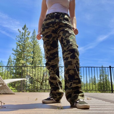 bape camo joggers