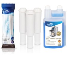 3x AL-White Water Filter, Milk Cappuccino Cleaner For Jura White Coffee Machine