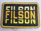 Filson Retro Black And Gold Iron On Embroidered Patch!