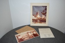 NASA 1981 SPACE SHUTTLE STS-1 SIGNED 1st GEN REQUEST  DEPT. PICTURES - C INFO