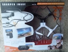 Sharper Image FPV Streaming Drone w/VR Headset 1st Person Viewing NIB RP $169.99