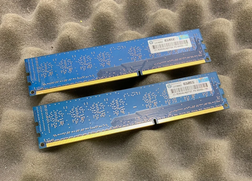 4GB Kit (2 x 2GB) Hynix HP 655409-150 PC3-12800U 1600MHz DDR3 Computer Memory - Image 3 of 4