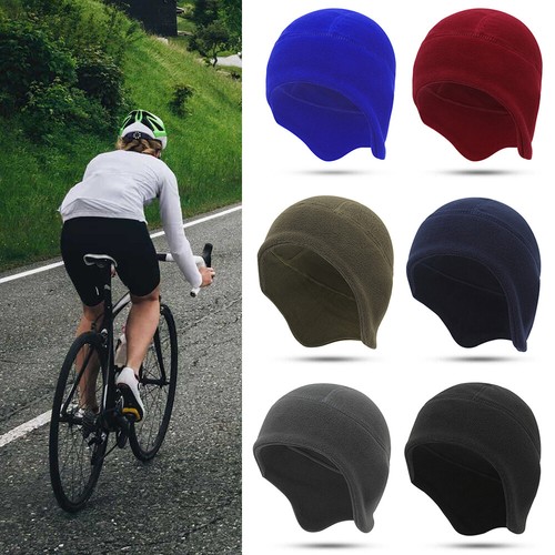 Men Winter Beanie Fleece Hat,Sport Warm Thermal Outdoor Cycling Ski Running Ha ❥ - Picture 3 of 22