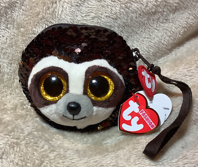 TY Fashion Flippy Sequin Wristlet - DANGLER the Sloth (5 inch) - New 8421952359 | eBay