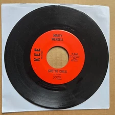 MARTY WENDELL Ghetto Child 45 7" ROCKABILLY RARE Record Vinyl MARTIN Kee Records