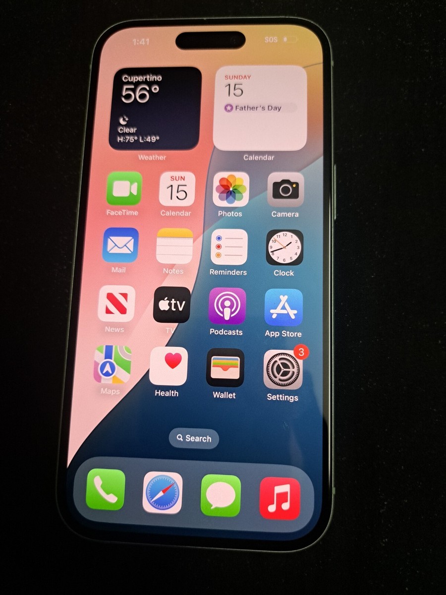 Apple iPhone 15 - 256 GB - Green (Unlocked) Read Description | eBay