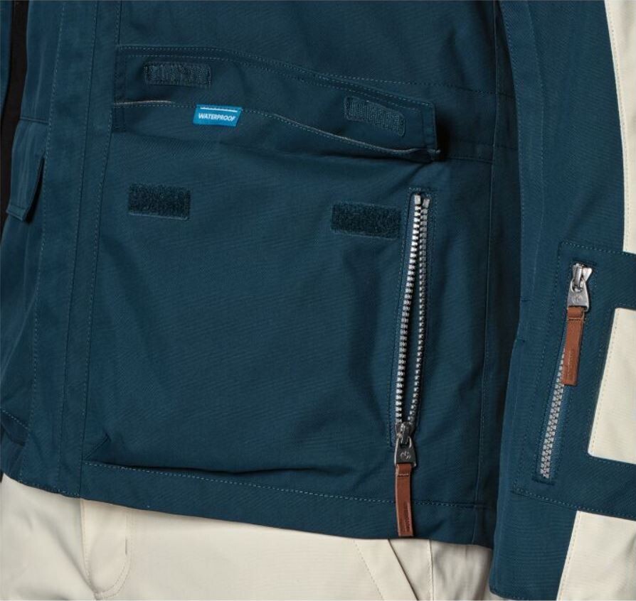 Original BMW Motorrad Jacke GS Adrar Herren Blau Größe 50  